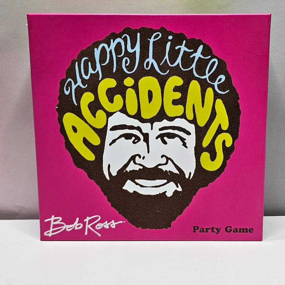 Bob Ross Party Game Happy Little Accidents NWT